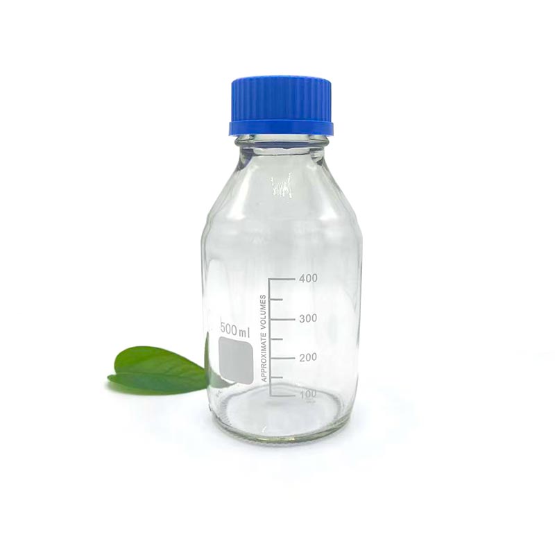 Botol reagen kaca telus 500ml